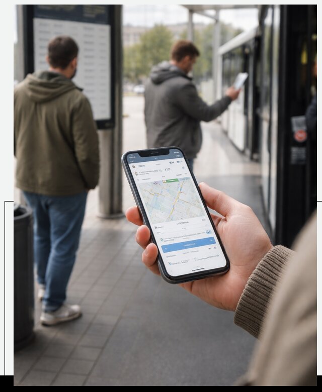 Мобильное приложение для пассажиров в Луге с оплатой и расписанием